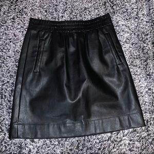 Leather skirt